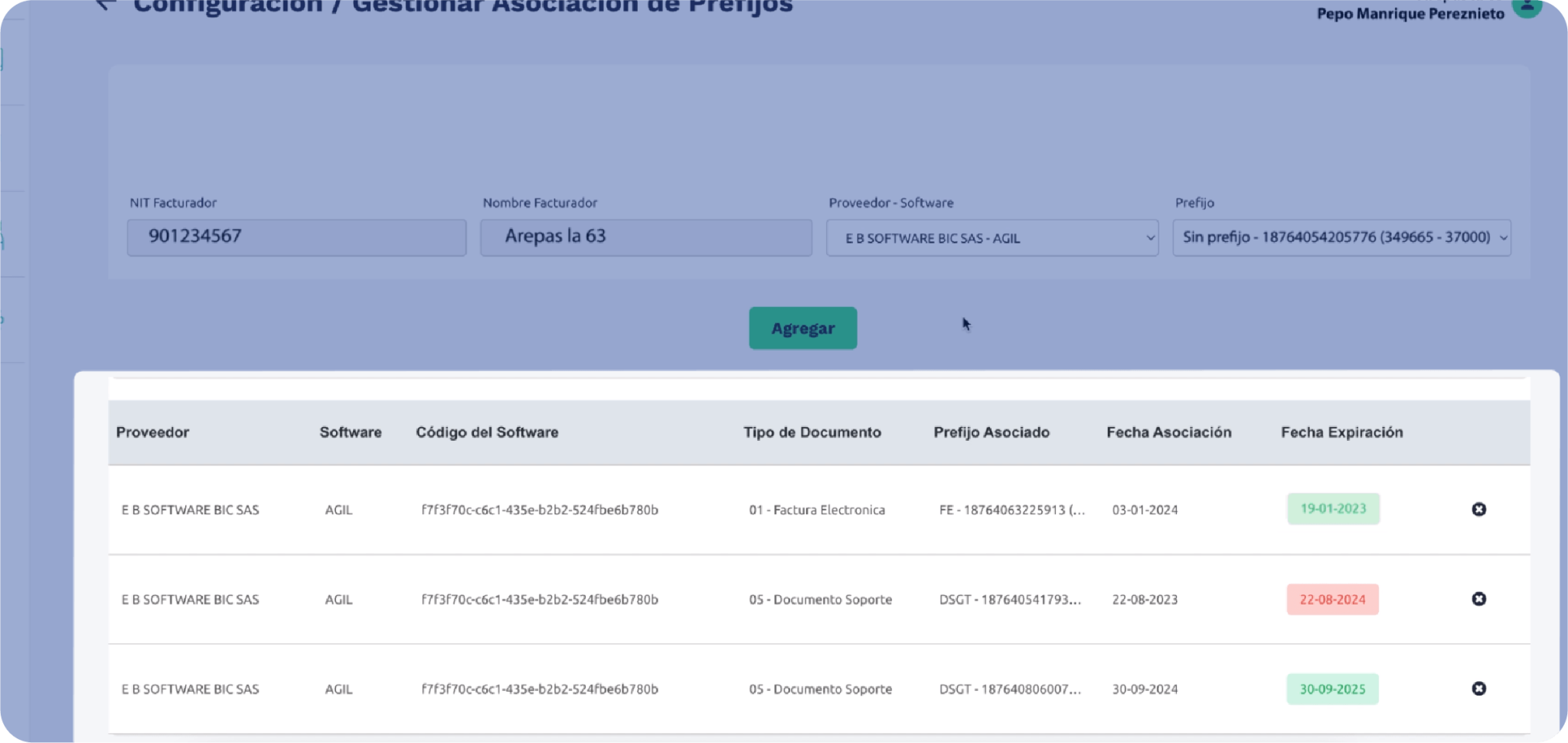 ¿Cómo asociar los prefijos de Facturación Electrónica en la DIAN ...